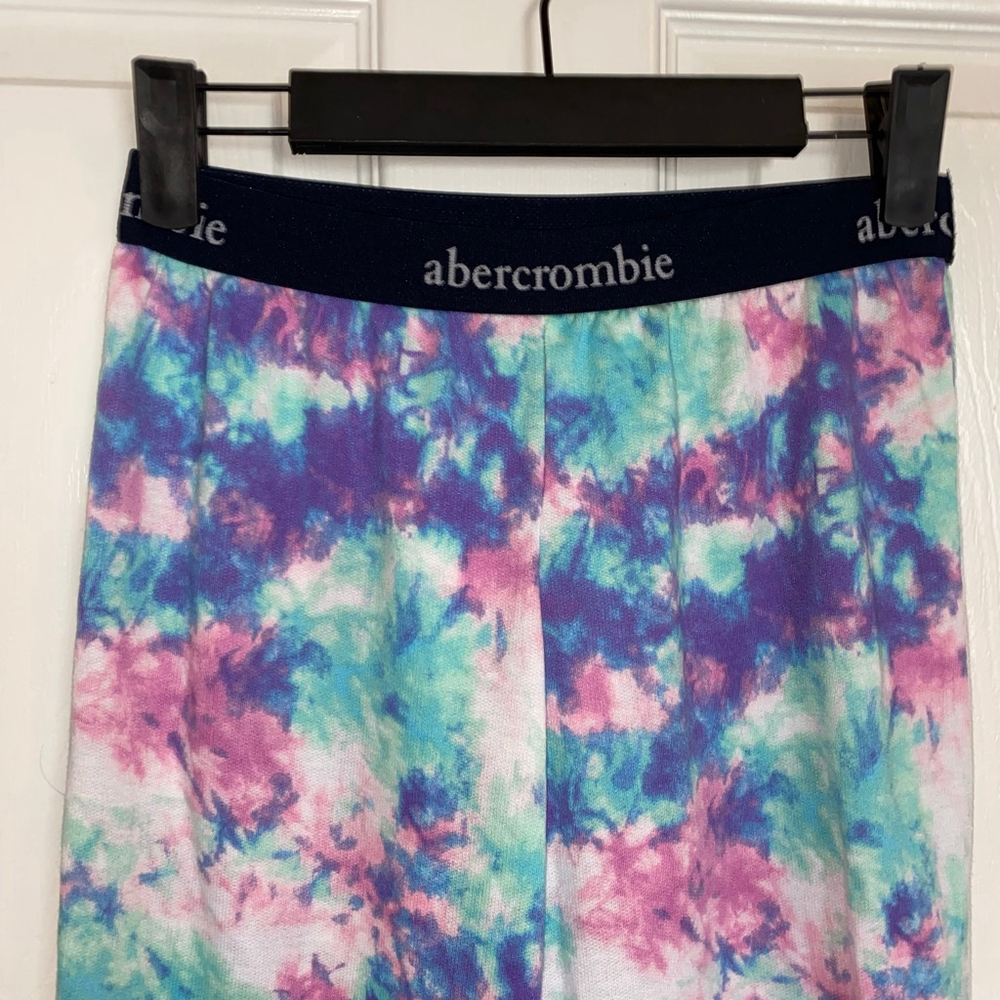 Girls Abercrombie Kids Purple and Pink Pajama Lounge Pants Size Medium - Picture 2 of 3